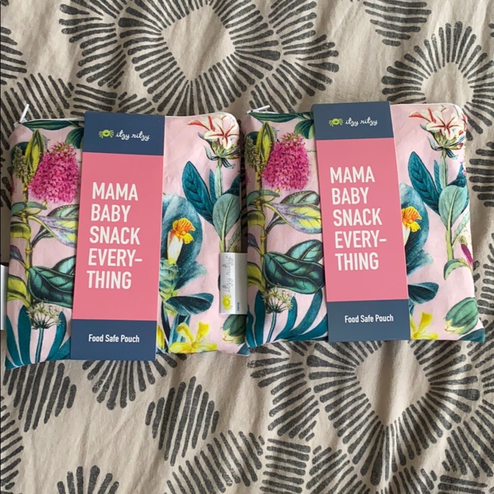 Itzy ritzy floral snack bag